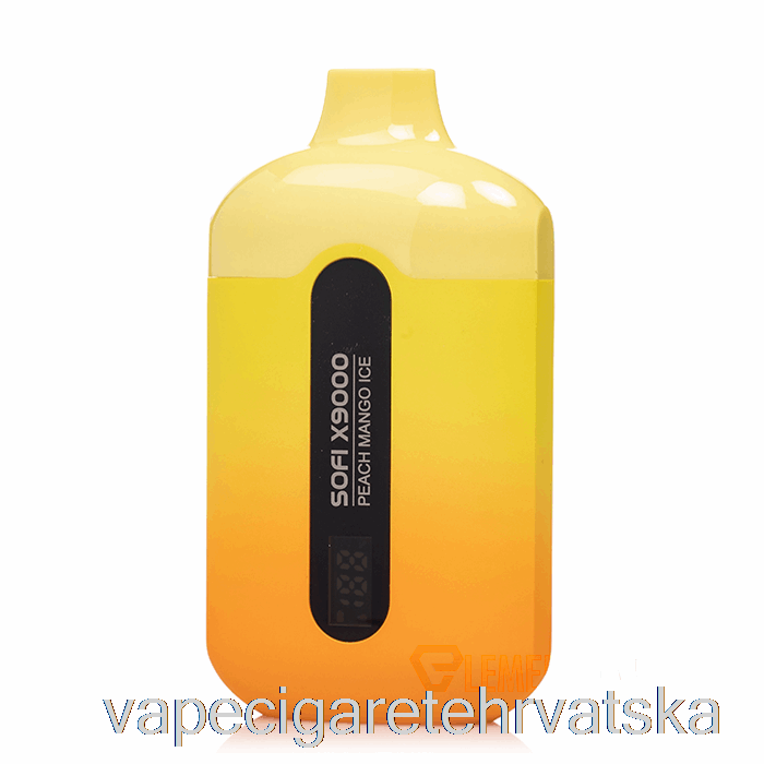 Vape Hrvatska Sofi X9000 0% Bez Nikotina Smart Disposable Peach Mango Ice